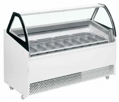 Vitrine ventilée professionnelle pour glace en bac avec stockage en-dessous - bermuda view rv13 - tefcold - Tefcold - BERMUDA VIEW RV13 Vitrine ventilée professionnelle pour glace en bac avec stockage en-dessous - bermuda view rv13 - tefcold - Tefcold - BERMUDA VIEW RV13