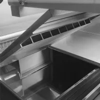 Photo 3 - Vitrine professionnelle positive grise ral7015 avec réserve 489 l 900 mm - soca18790a - tefcold - Tefcold - SOCA18790A