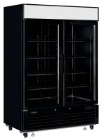 Vitrine négative noire 2 portes vitrées - LGF5000B - Tefcold - Tefcold - LGF5000B