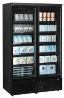 Photo 2 - Vitrine professionnelle noire 2 portes vitrées froid négative - atom maxi f2dbb - tefcold - Tefcold - Atom Maxi F2DBB