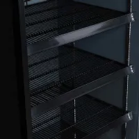 Photo 3 - Vitrine professionnelle noire 2 portes vitrées froid négative - atom maxi f2dbb - tefcold - Tefcold - Atom Maxi F2DBB