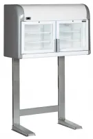 Congélateur mural professionnel 2 portes vitrées 170 l négatif - mtf mini - tefcold - Tefcold - MTF Mini