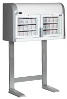 Photo 2 - Congélateur mural professionnel 2 portes vitrées 170 l négatif - mtf mini - tefcold - Tefcold - MTF Mini