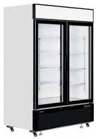 Vitrine professionnelle froid positive 2 portes vitrées blanche 922 l - LGF5000 - Tefcold - Tefcold - LGF5000