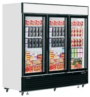 Photo 2 - Vitrine professionnelle positive 3 portes vitrées blanche 1436 litres - lgf7500 - tefcold - Tefcold - LGF7500