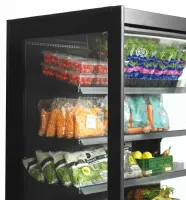 Photo 3 - Vitrine réfrigérée professionnelle noire 4 portes vitrées positive - extra2500cd - tefcold - Tefcold - EXTRA2500CD
