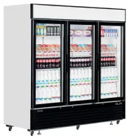 Photo 2 - Vitrine réfrigérée positive avec canopée led automatiques, volume net 1436 l - lgc7500 - tefcold - Tefcold - LGC7500