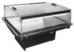 Vitrine réfrigérée professionnelle noire positive 190 l à couvercles vitrés - pdc126 vs sl led - tefcold - Tefcold - PDC126 VS SL LED Vitrine réfrigérée professionnelle noire positive 190 l à couvercles vitrés - pdc126 vs sl led - tefcold - Tefcold - PDC126 VS SL LED