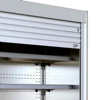 Photo 2 - Vitrine multiniveaux professionnelle inox positive à volet de sécurité manuel capacité 370 l - mcx90m - tefcold - Tefcold - MCX90M