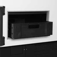 Photo 3 - Vitrine de service ventilée professionnelle 469 l noire - socb18782b - tefcold - Tefcold - SOCB18782B
