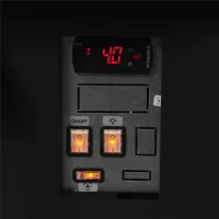 Photo 2 - Vitrine de service ventilée professionnelle 947 litres noire - socb37582b - tefcold - Tefcold - SOCB37582B
