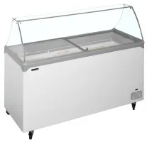 Vitrine à glace professionnelle statique 367 litres capacité nette 4 roulettes freins - nic502sc-so - tefcold - Tefcold - NIC502SC-SO Vitrine à glace professionnelle statique 367 litres capacité nette 4 roulettes freins - nic502sc-so - tefcold - Tefcold - NIC502SC-SO