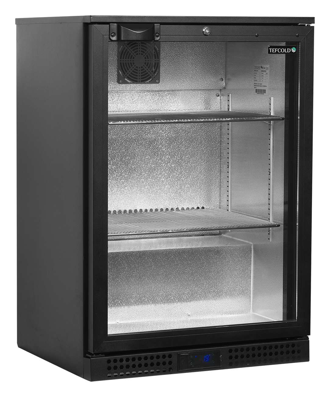 Arrière-bar professionnelle 1 porte vitrée 115 L positive - BA16H - Tefcold