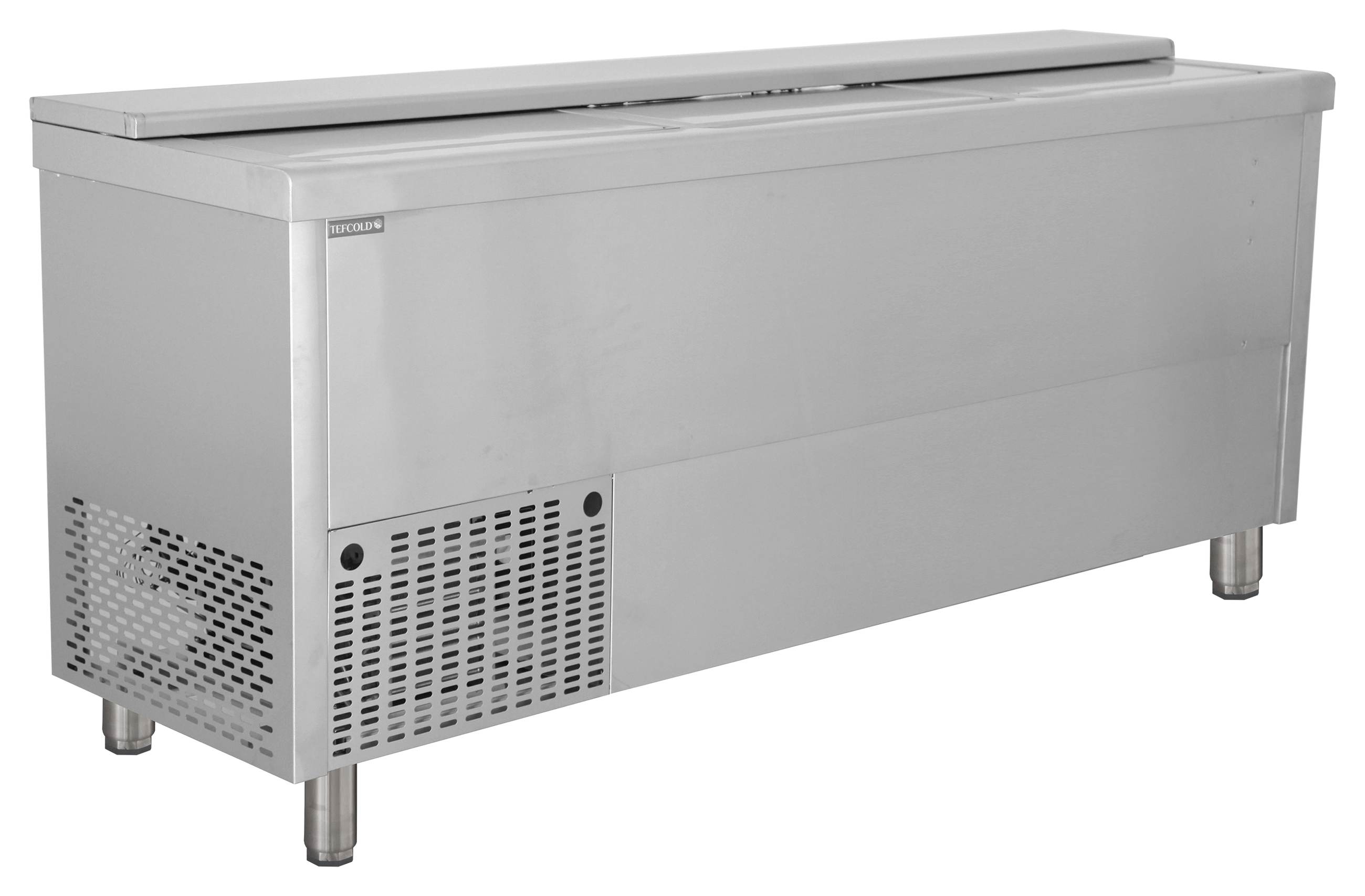 Réfrigérateur professionnel à boissons inox 429 litres statique positif dégivrage automatique - BHC200X1 - Tefcold