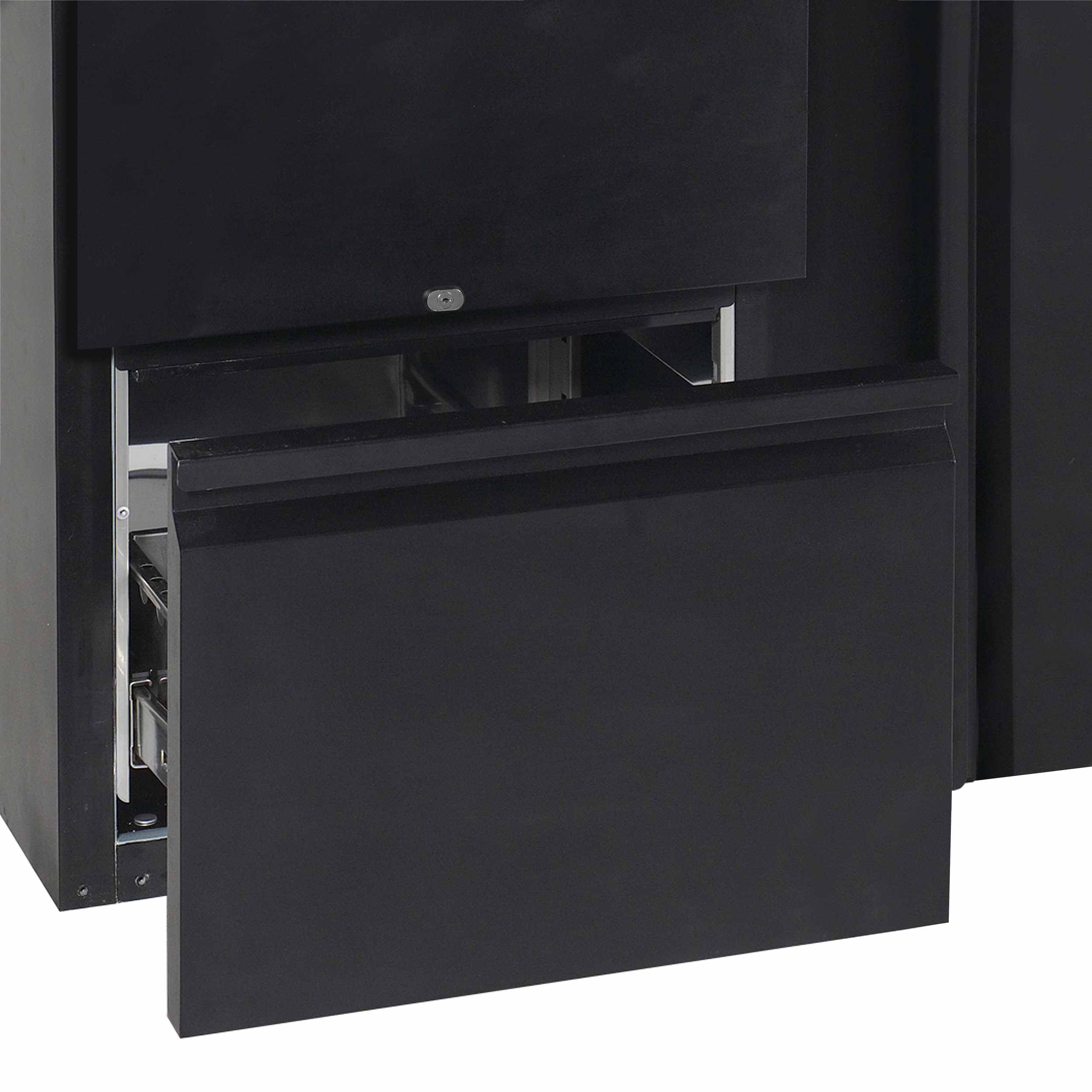 Arrière-bar professionnelle 2 portes pleines capacité 277 litres positive - CBC210 - Tefcold en cuisine professionnelle