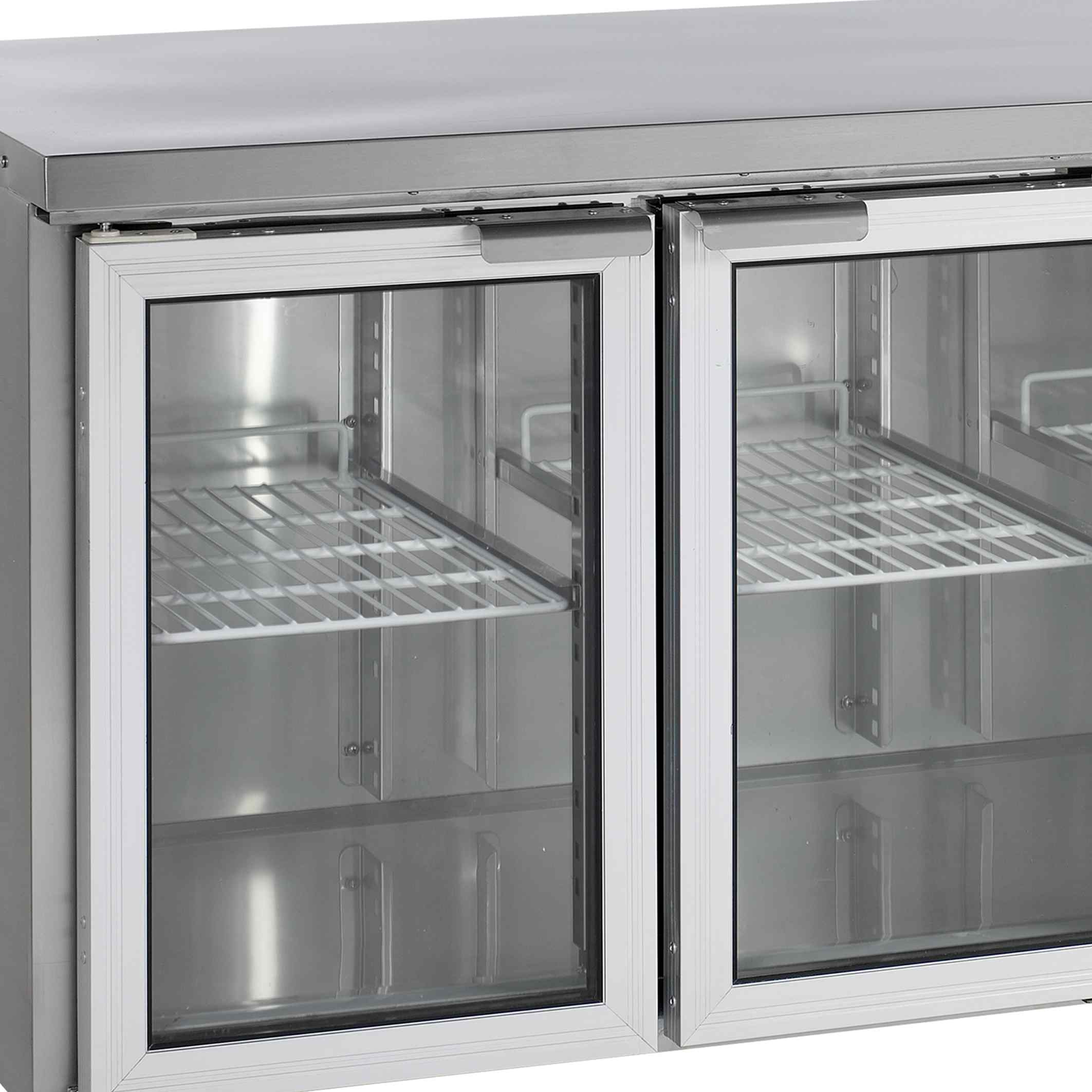 Comptoir réfrigéré professionnel 3 portes vitrées positif 402 l - CK7310G - Tefcold en cuisine professionnelle