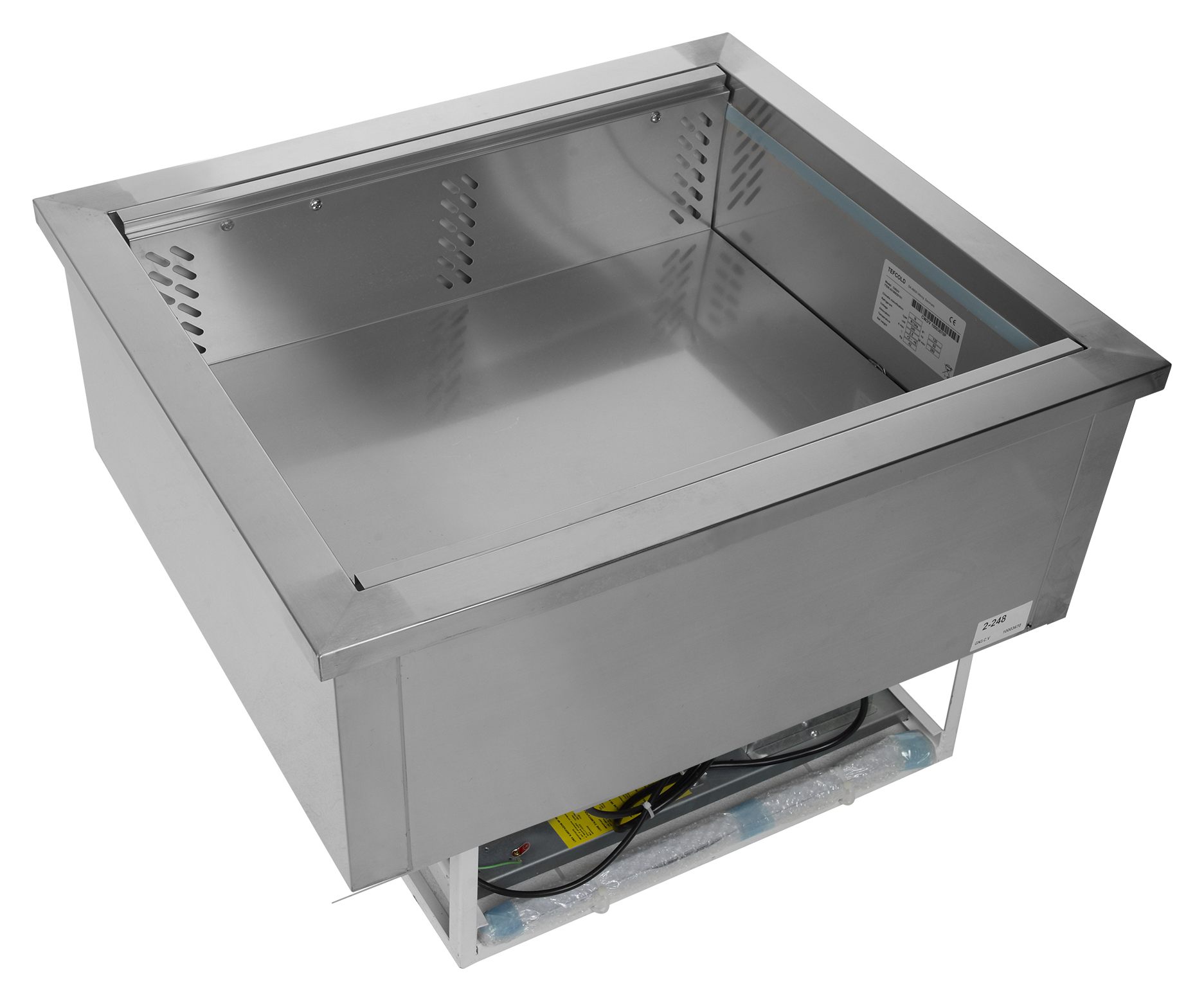 Équipement professionnel GN1/1 64 litres 1070x700x860 mm - CW2/V - Tefcold