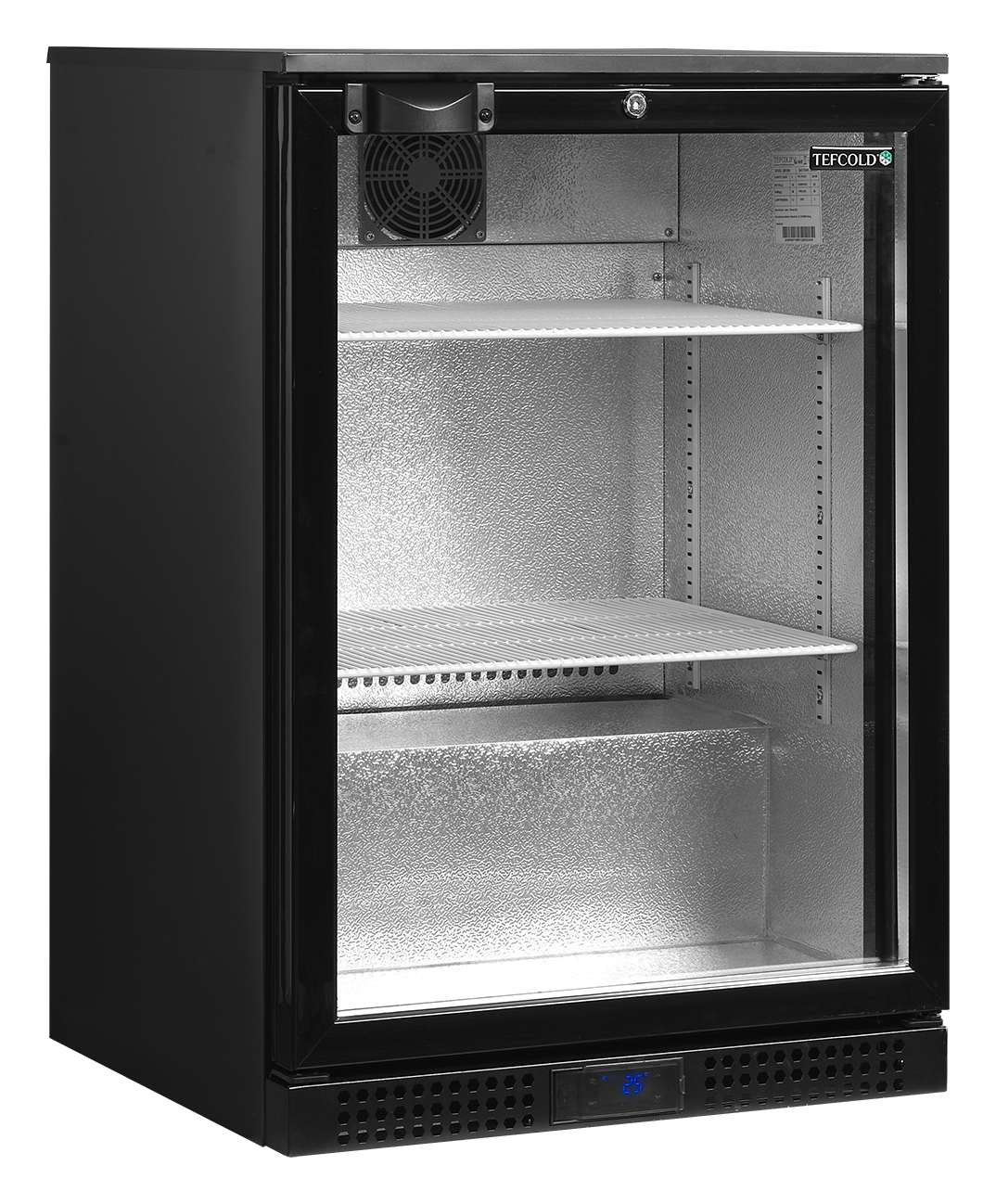 Réfrigérateur d'arrière-bar professionnel 1 porte vitrée 115 litres positif - DB126H - Tefcold