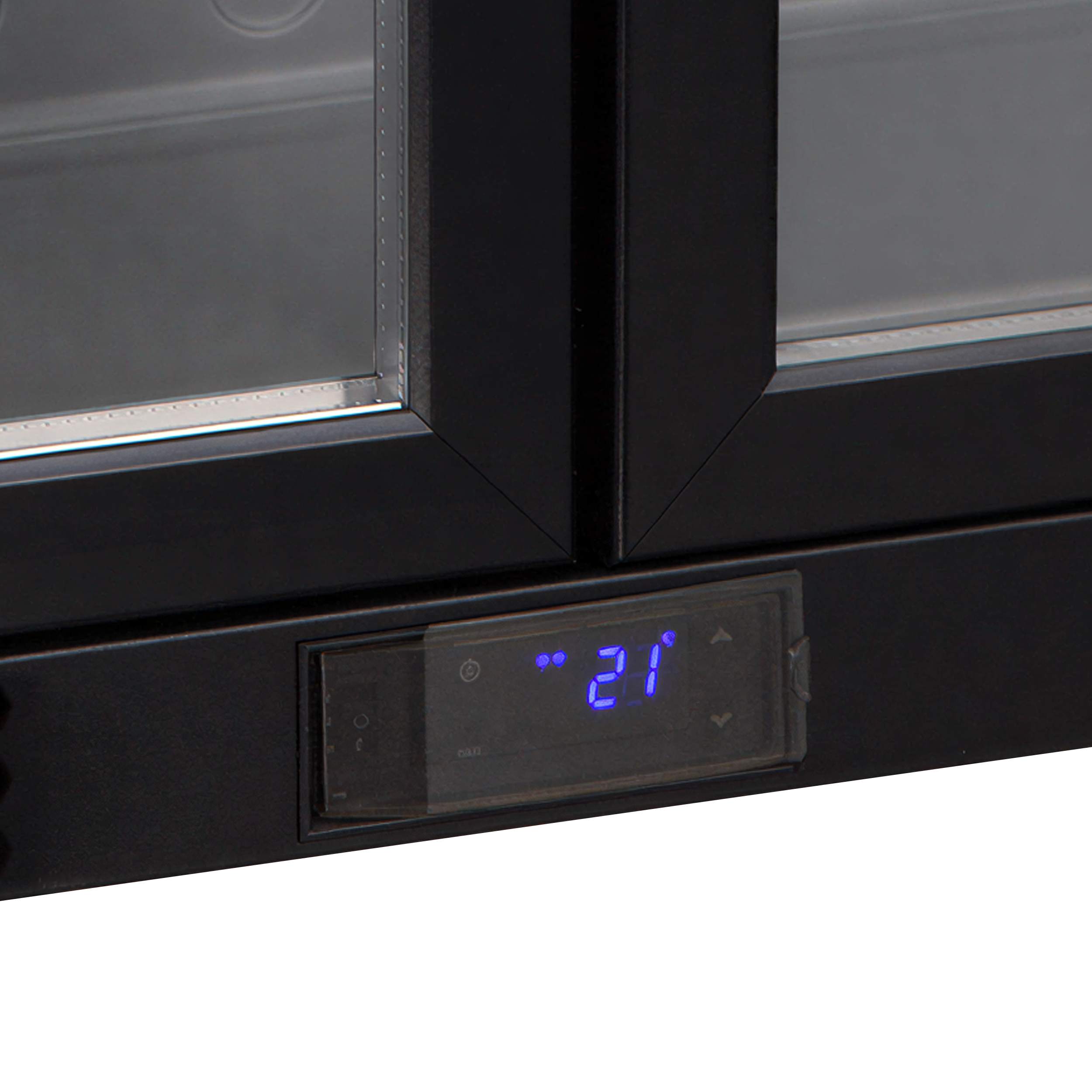 Réfrigérateur professionnel d'arrière-bar 2 portes vitrées coulissantes 187 L positif - DB202S - Tefcold en cuisine professionnelle