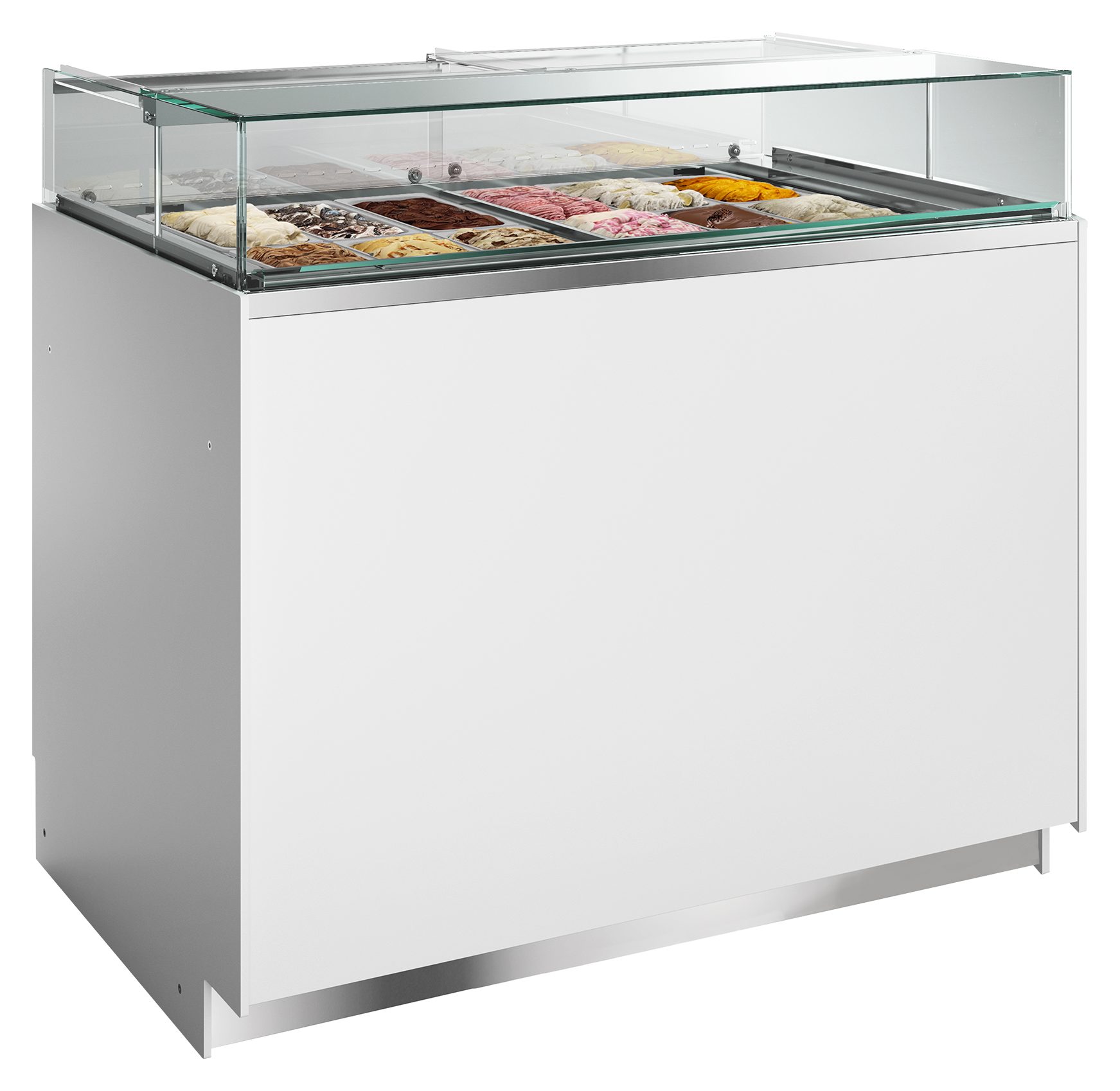 Congélateur professionnel bizone pour glace en 130 l -20 à 10 °C 1660 mm - DELTA NEW - Tefcold en cuisine professionnelle