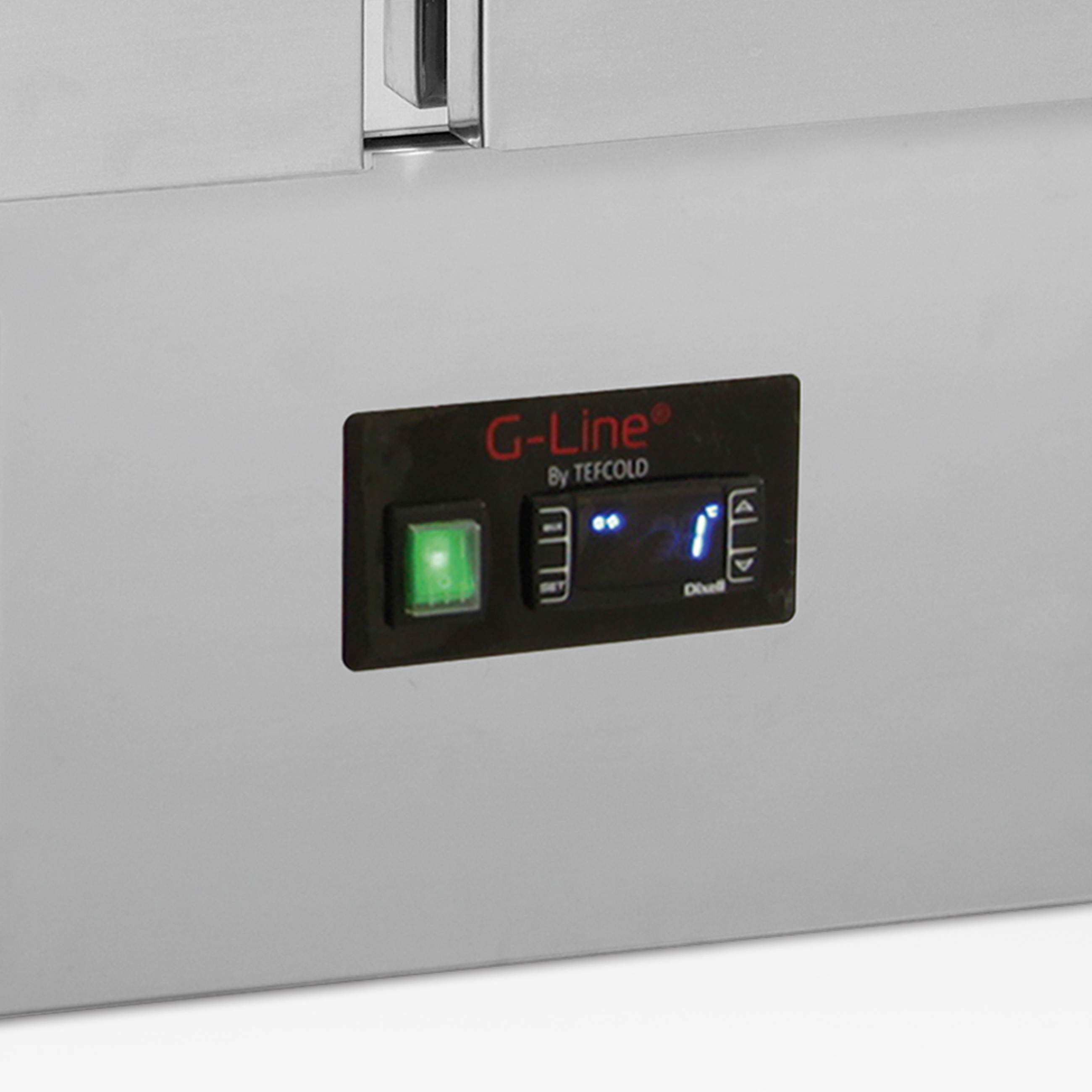 Comptoir professionnel pour saladette 3 portes pleines positif - GSS435 - Tefcold en cuisine professionnelle