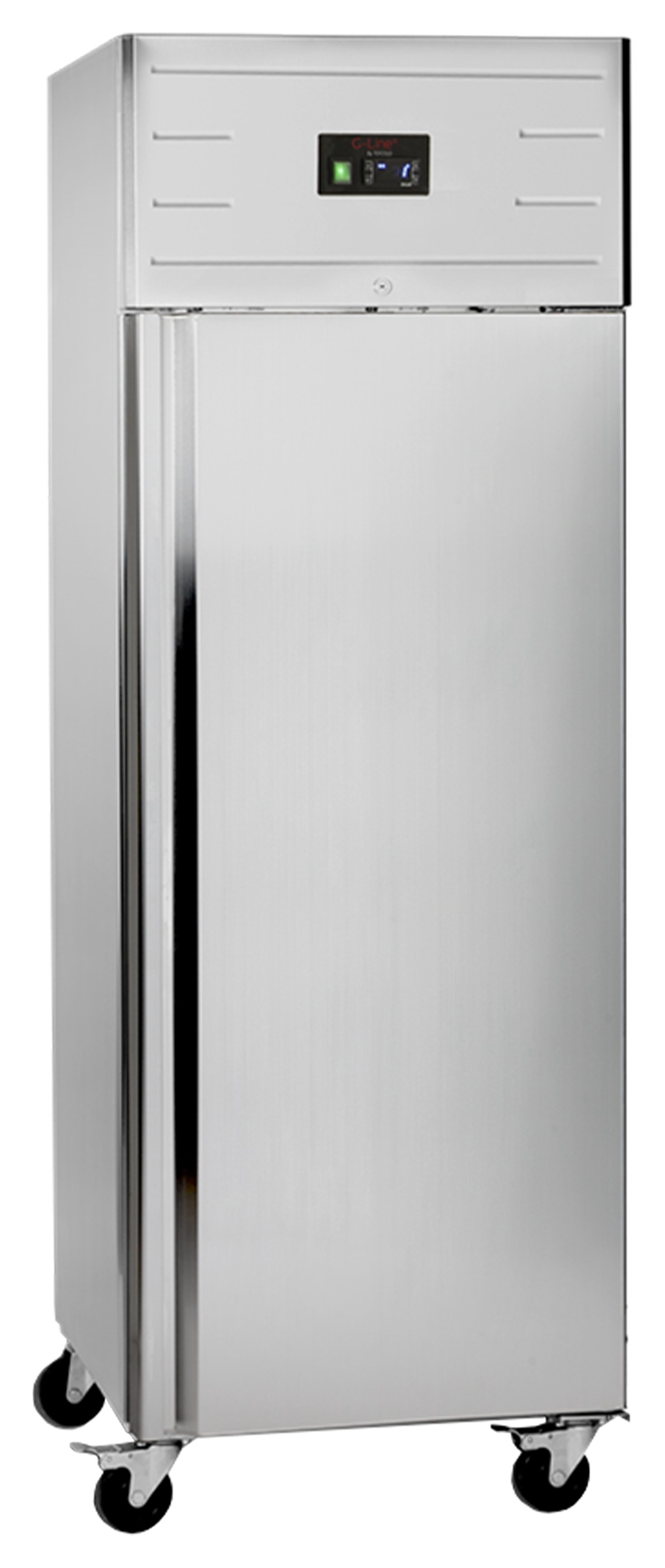 Congélateur vertical professionnel en acier inoxydable 1 porte pleine 395 litres négatif - GUF70 - Tefcold