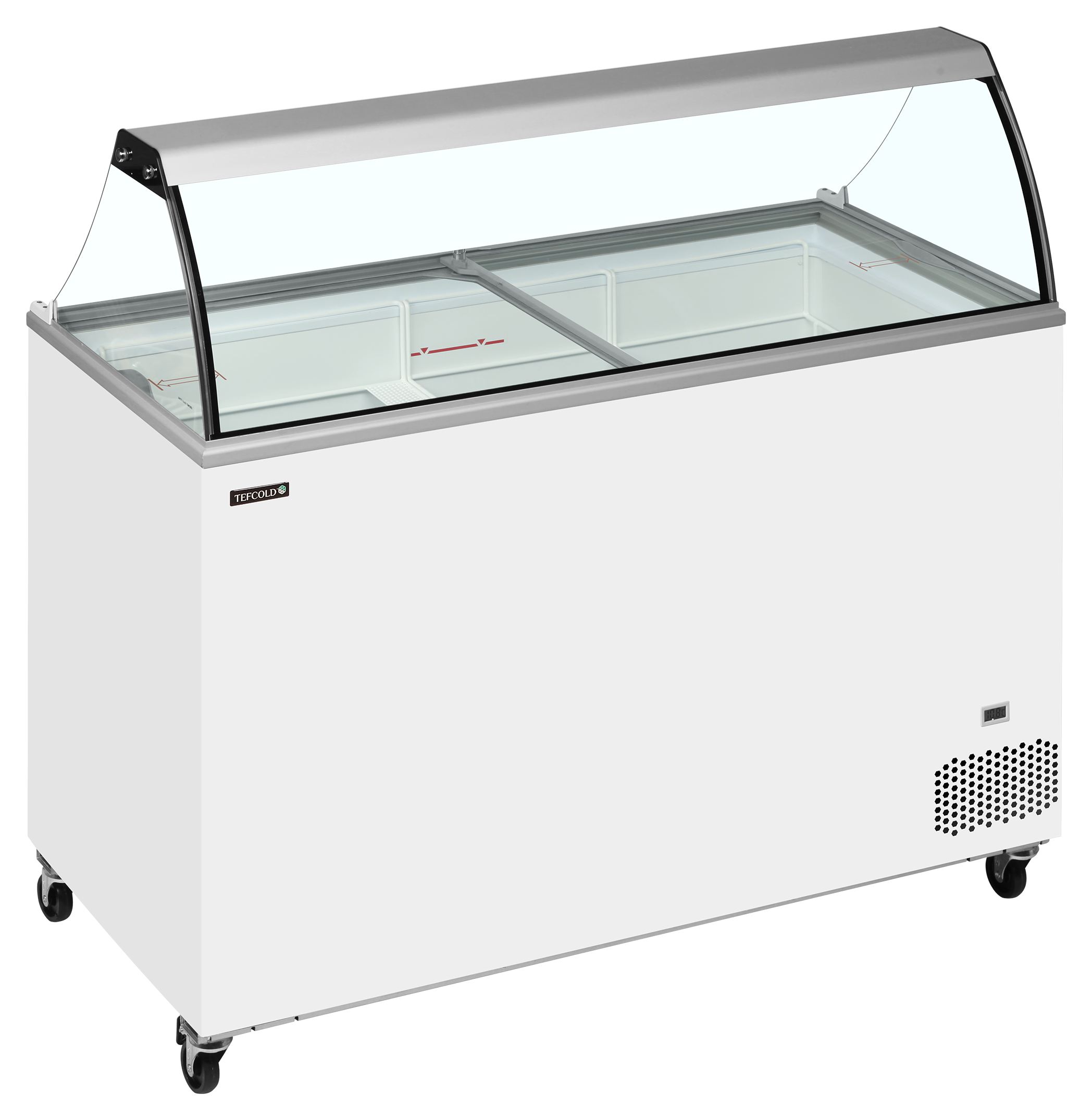 Congélateur professionnel à crème glacée 350 l -24 à -14 °C 1660 mm - IC402SC-SO - Tefcold