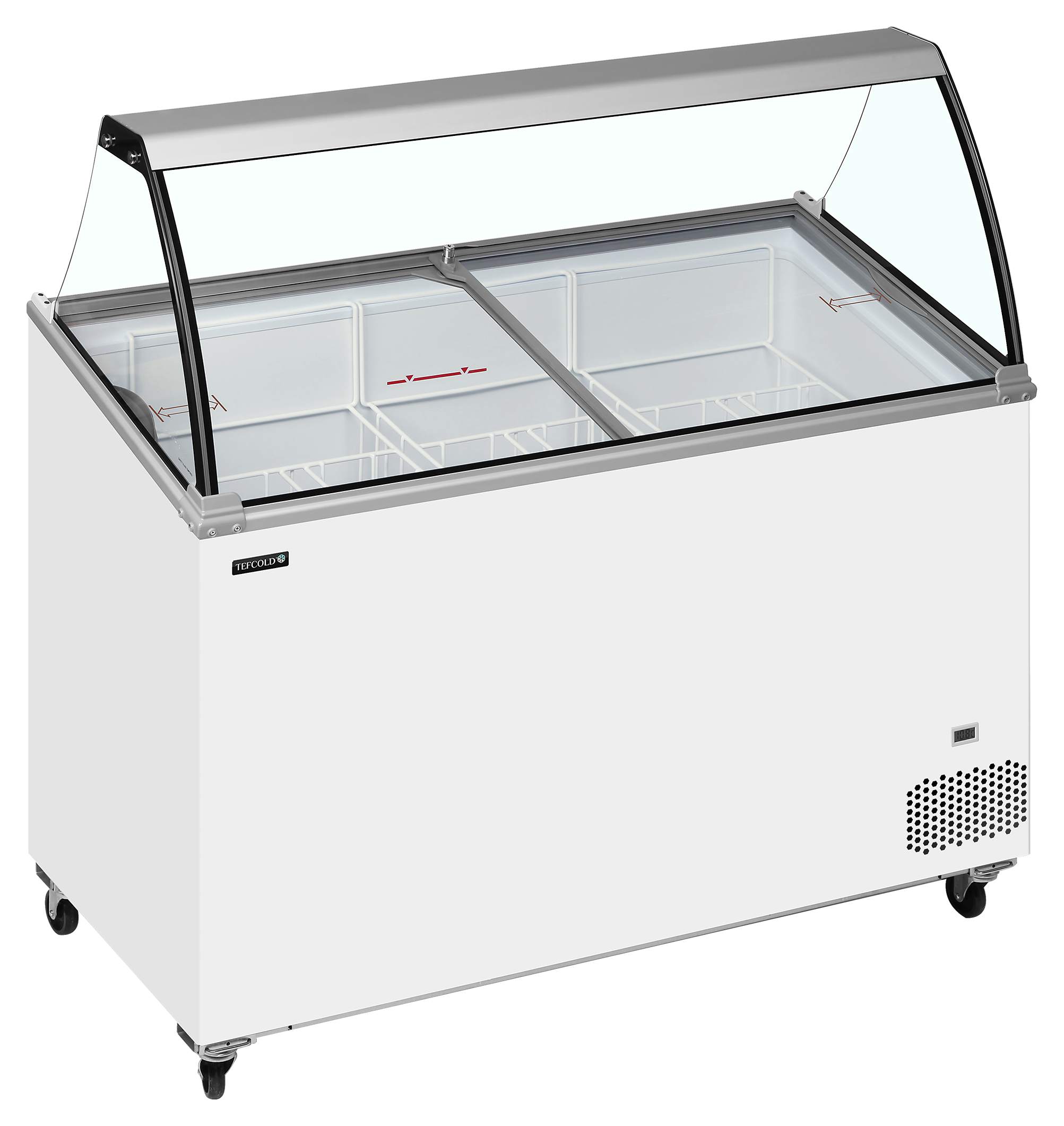 Congélateur professionnel à crème glacée 310 l négatif - IC402SCE-SO - Tefcold