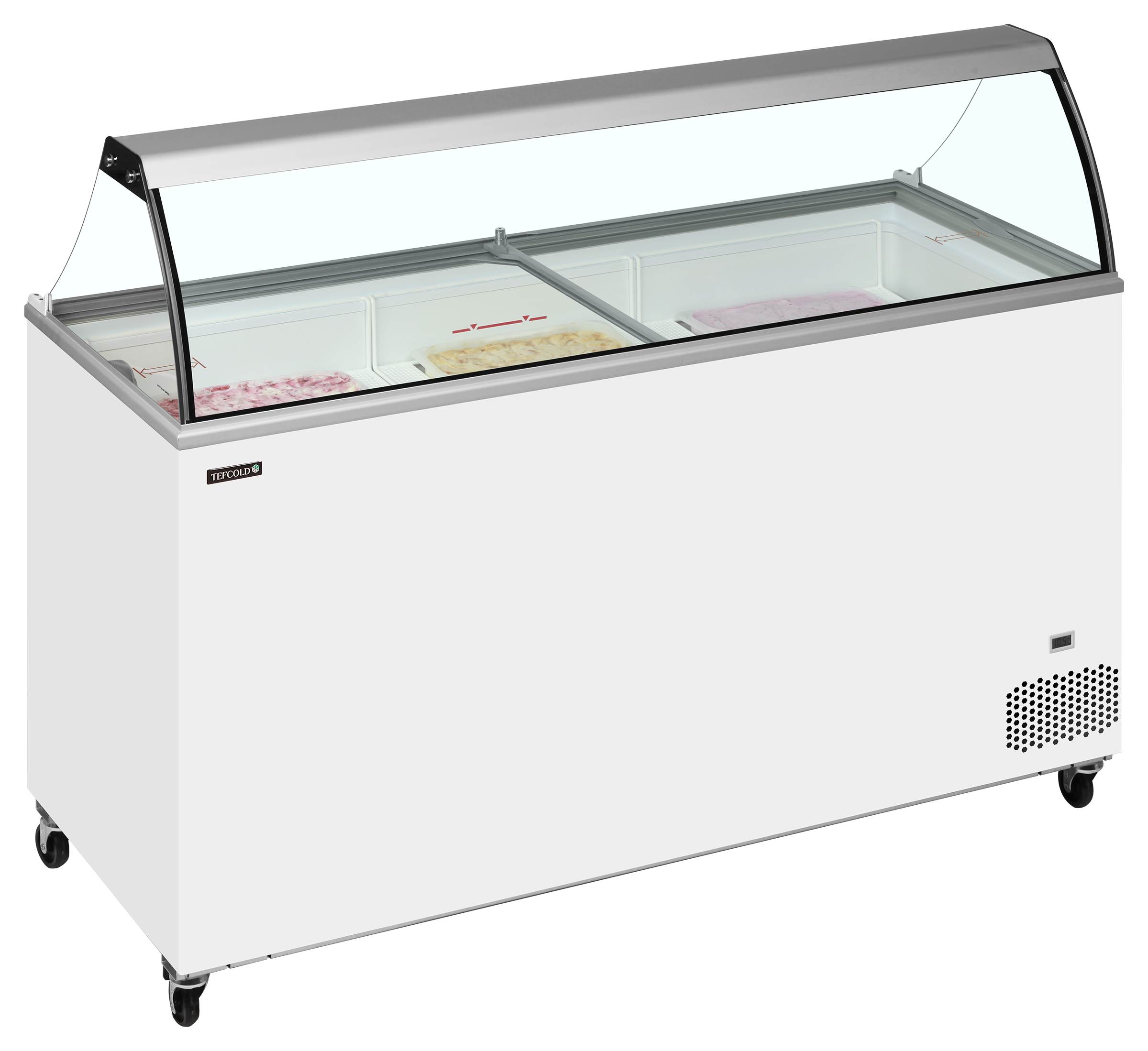 Congélateur professionnel à crème glacée 430 l -24 à -14 °C 1660 mm - IC502SC-SO - Tefcold en cuisine professionnelle