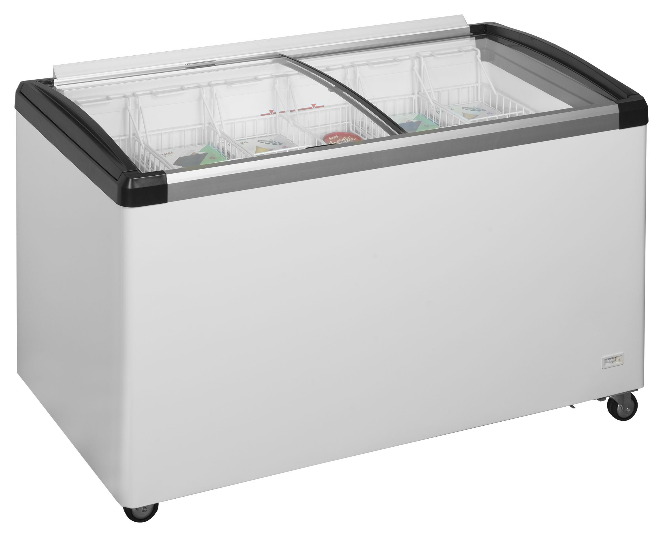 Congélateur à glace professionnel 312 litres négatif 4 roulettes avec freins - IDB400-W1 - Tefcold en cuisine professionnelle