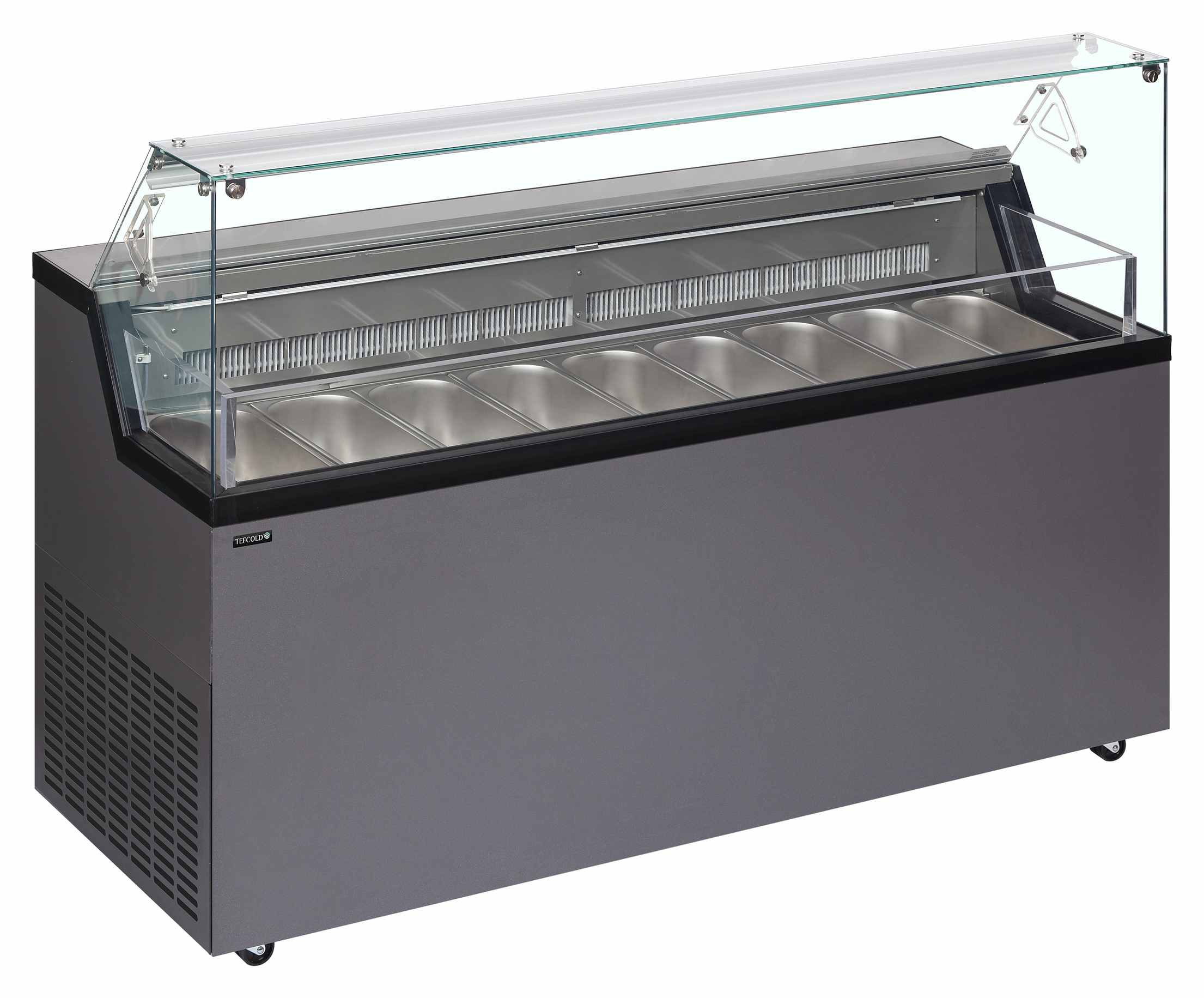 Congélateur professionnel à crème glacée couvercle de service 306 l -20 à -5 °C 439x700x890 mm - MIRABELLA 9 - Tefcold