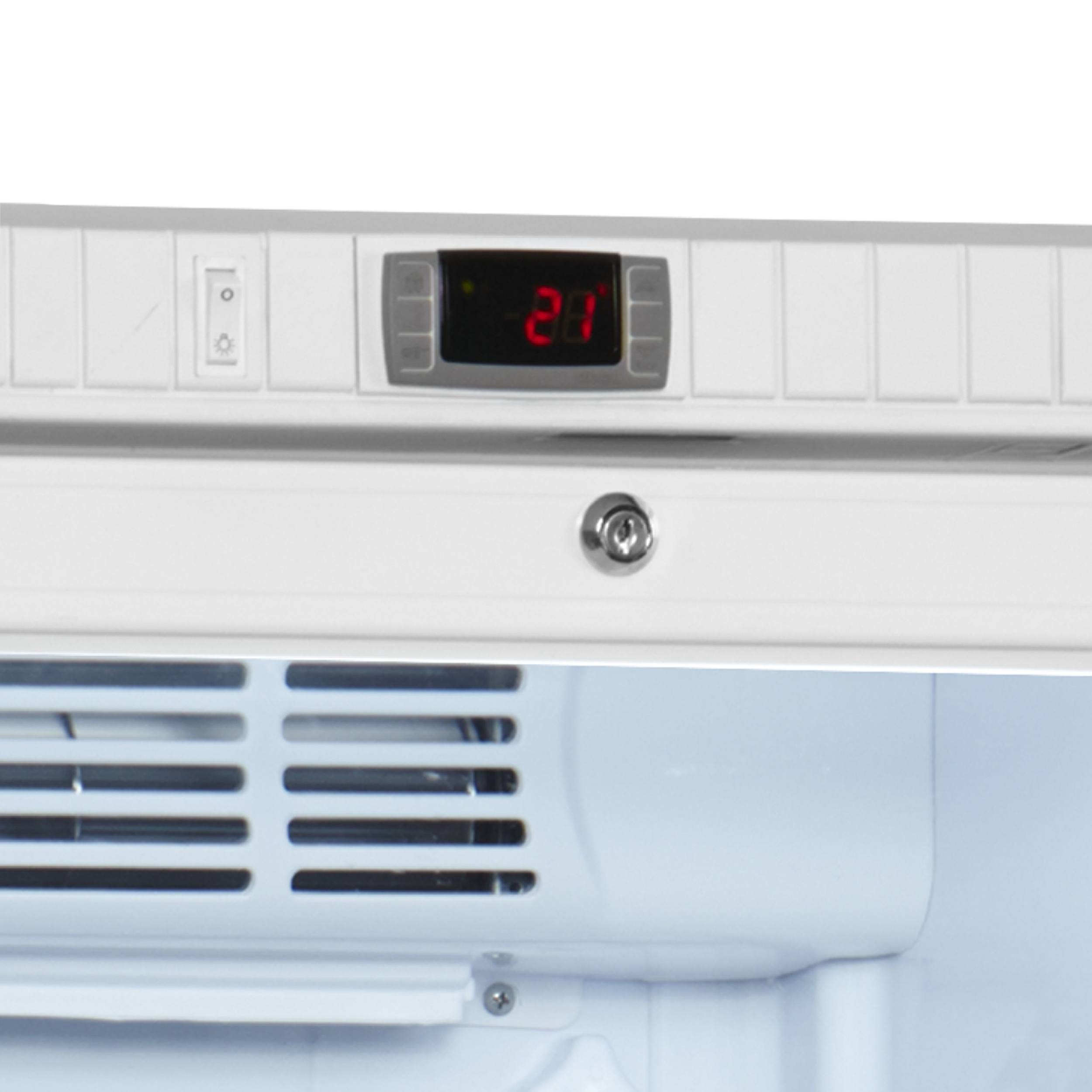 Armoire réfrigérée professionnelle 1 porte vitrée Blanche 347 l - MSU400 - Tefcold en cuisine professionnelle