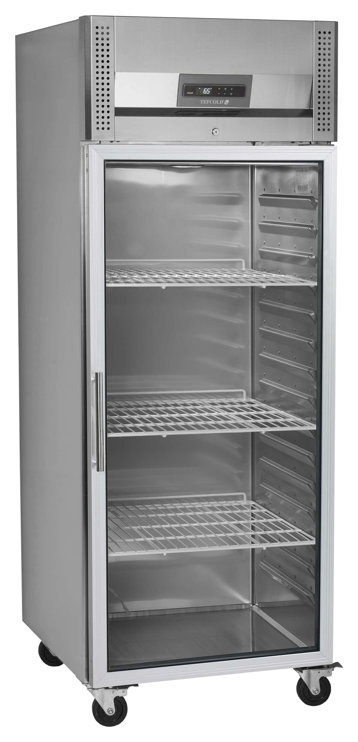 Cellule de refroidissement professionnelle ventilée 484 l avec verrou et roues - RK710G - Tefcold