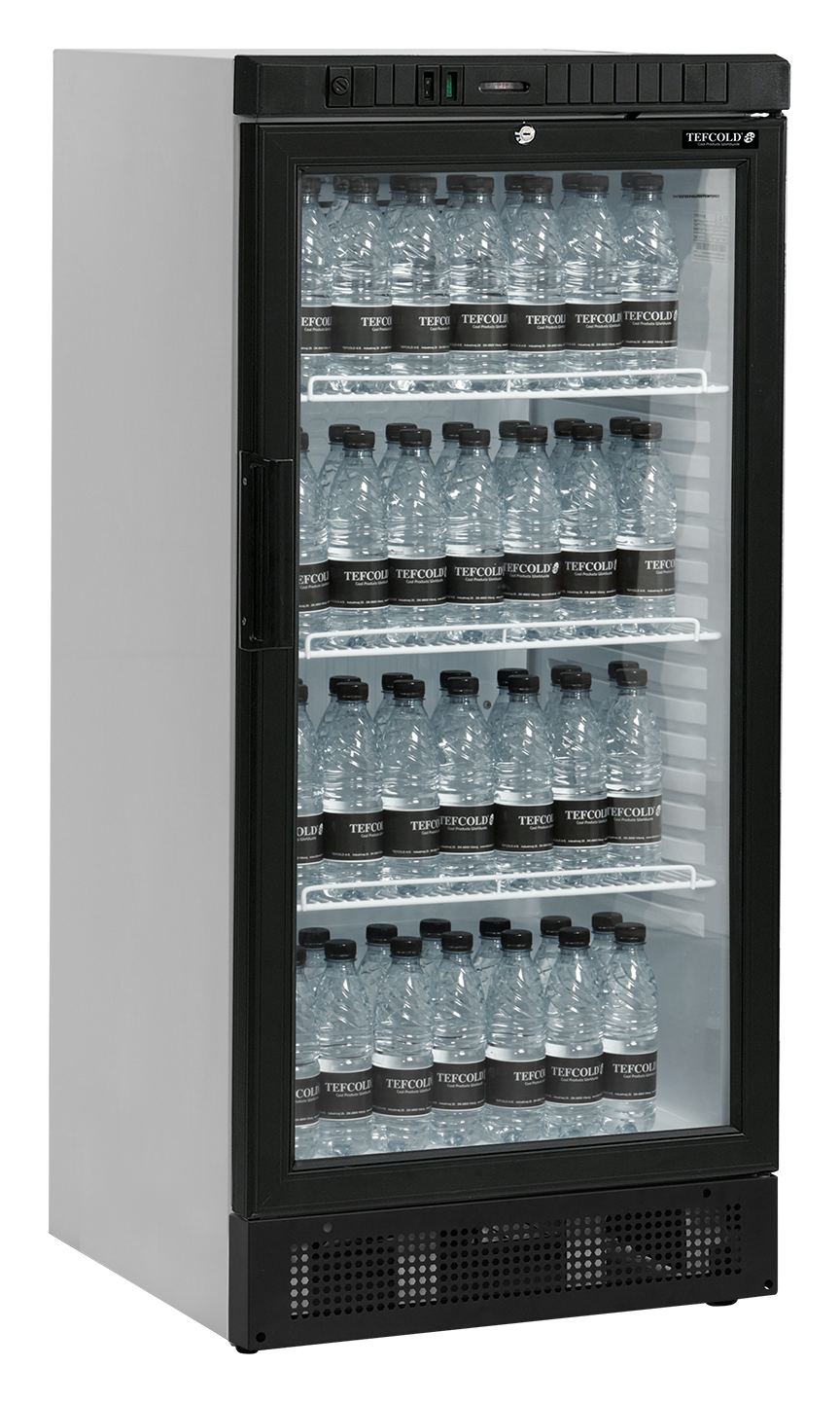 Équipement professionnel 1 porte vitrée Blanc positif 190 L - SCU1220 - Tefcold en cuisine professionnelle