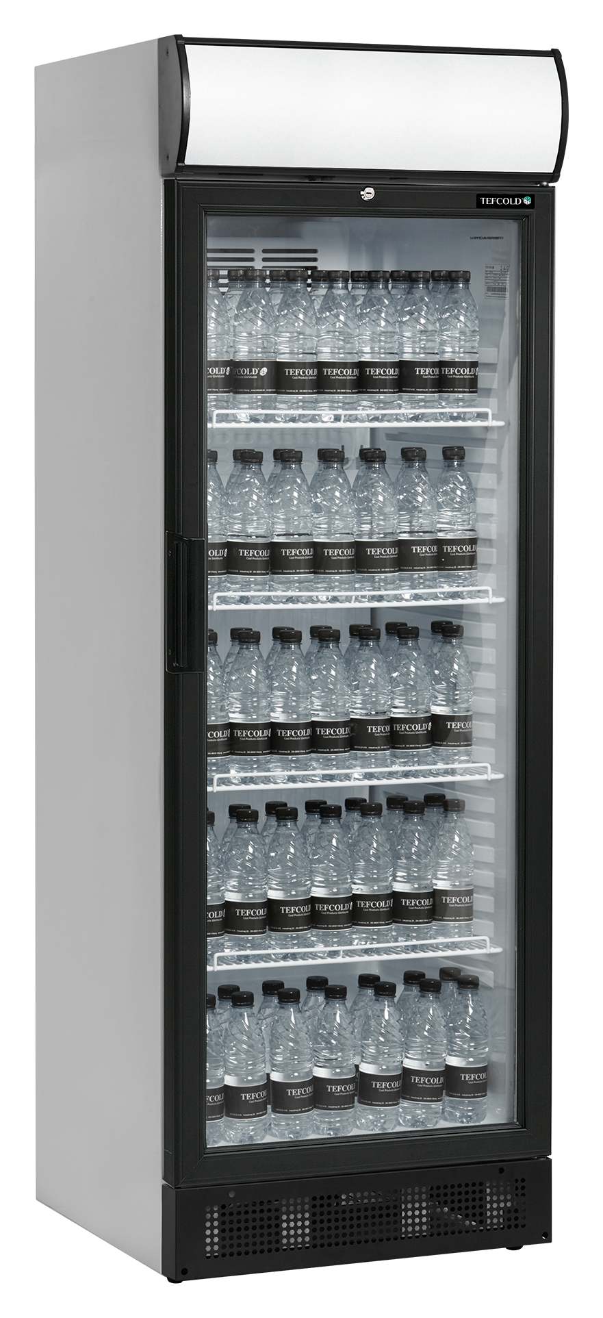Cellier professionnelle 1 porte vitrée blanche positive - SCU1280CP - Tefcold en cuisine professionnelle