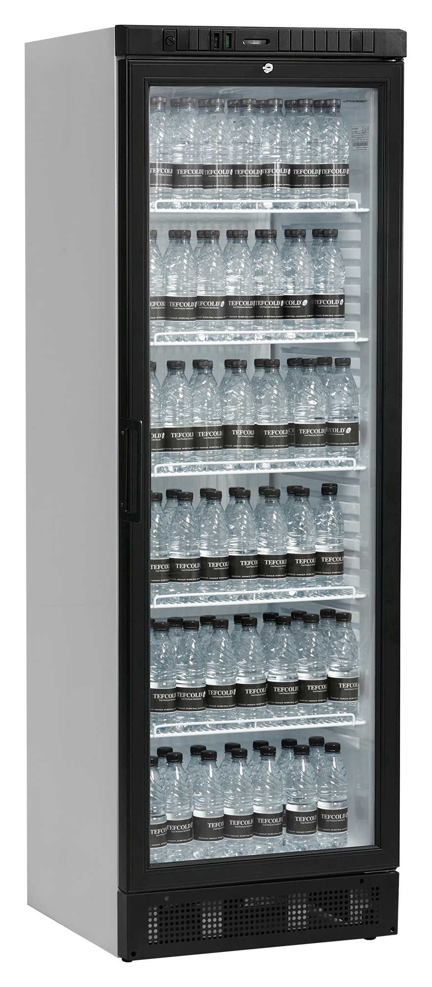 Cellier professionnelle 1 porte vitrée Blanche positive - SCU1375 - Tefcold en cuisine professionnelle