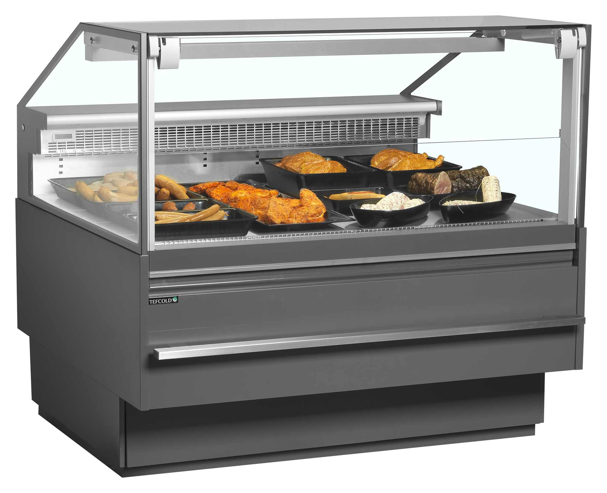 Vitrine de service premium avec plan de travail de 900 mm - SOCA12590A - Tefcold en cuisine professionnelle