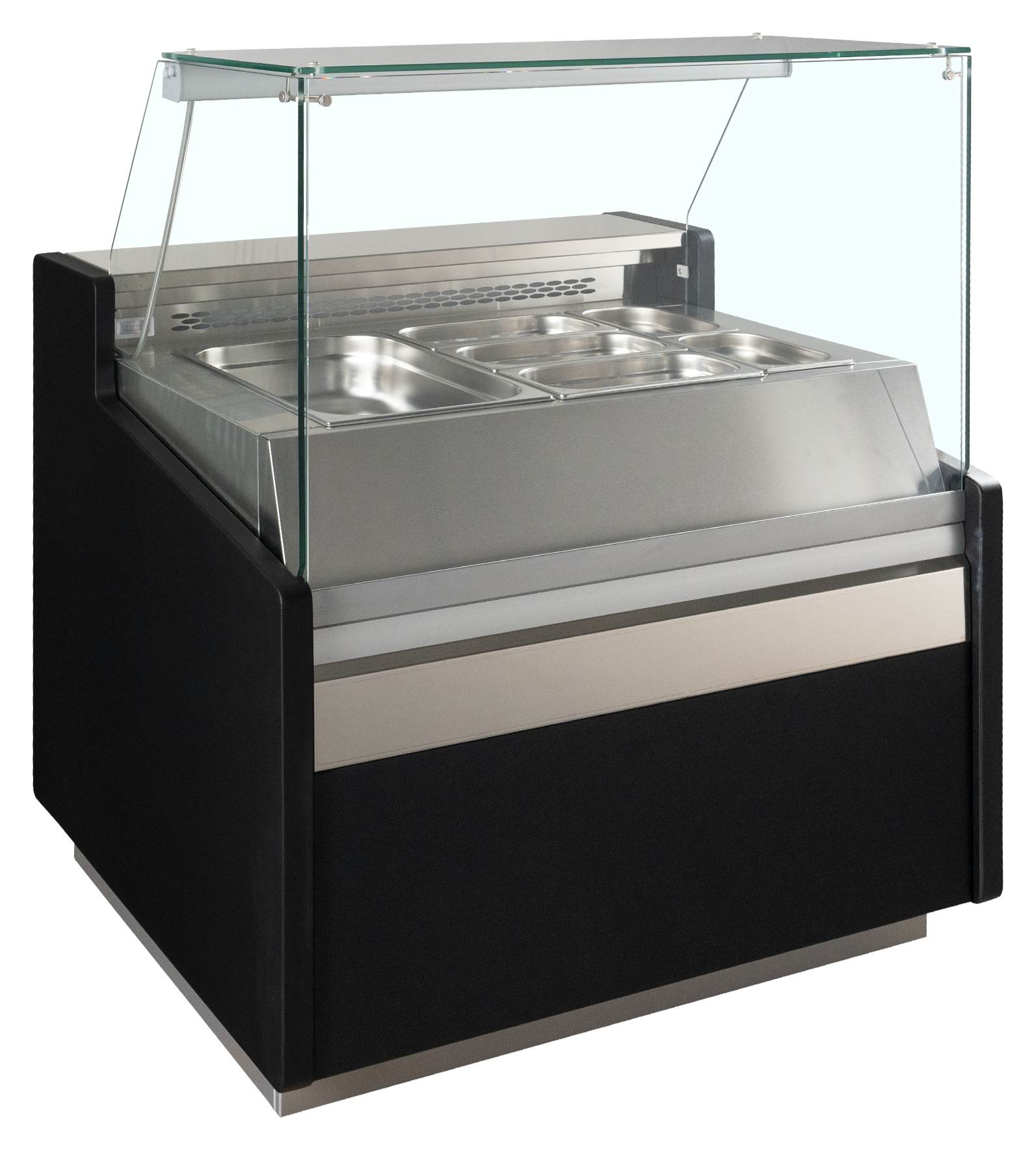 Vitrine réfrigérée professionnelle positive noire 0.76 m² surface de présentation - SPID100 - Tefcold