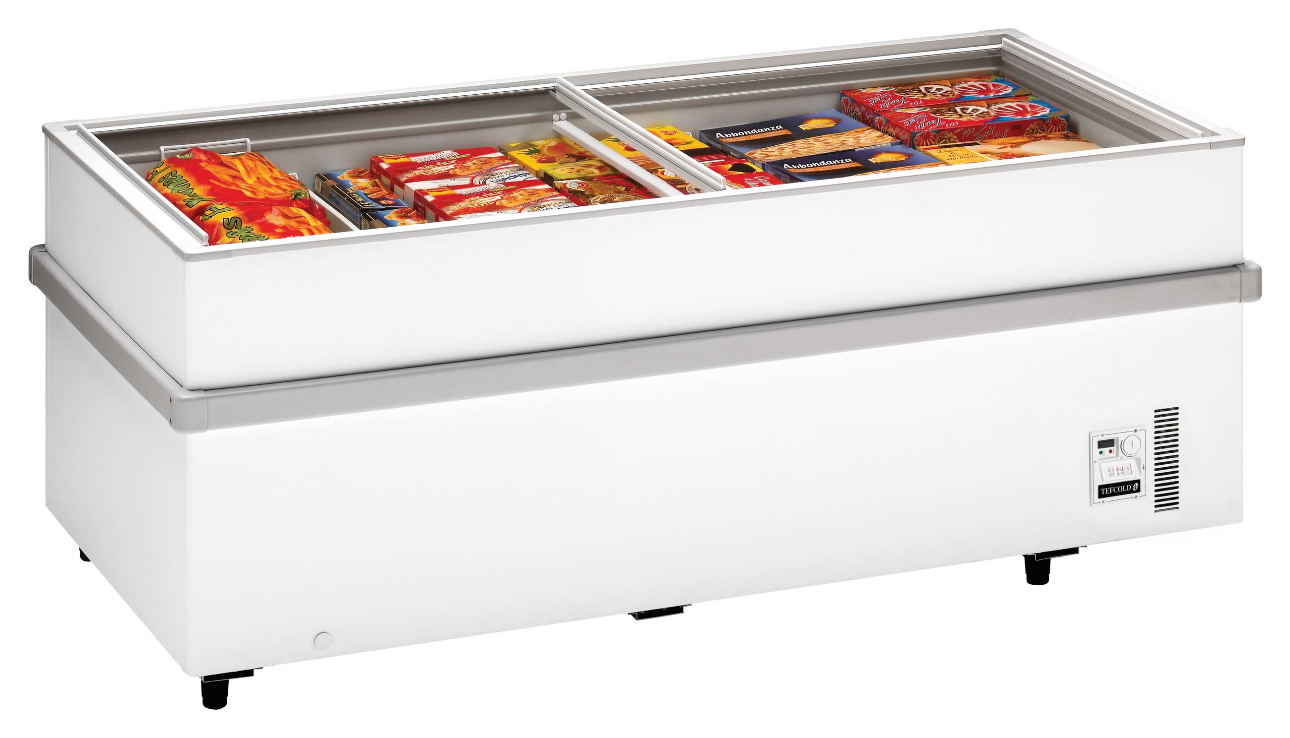 Congélateur coffre professionnel avec couvercles vitrés coulissants 652 l - SSF200 - Tefcold