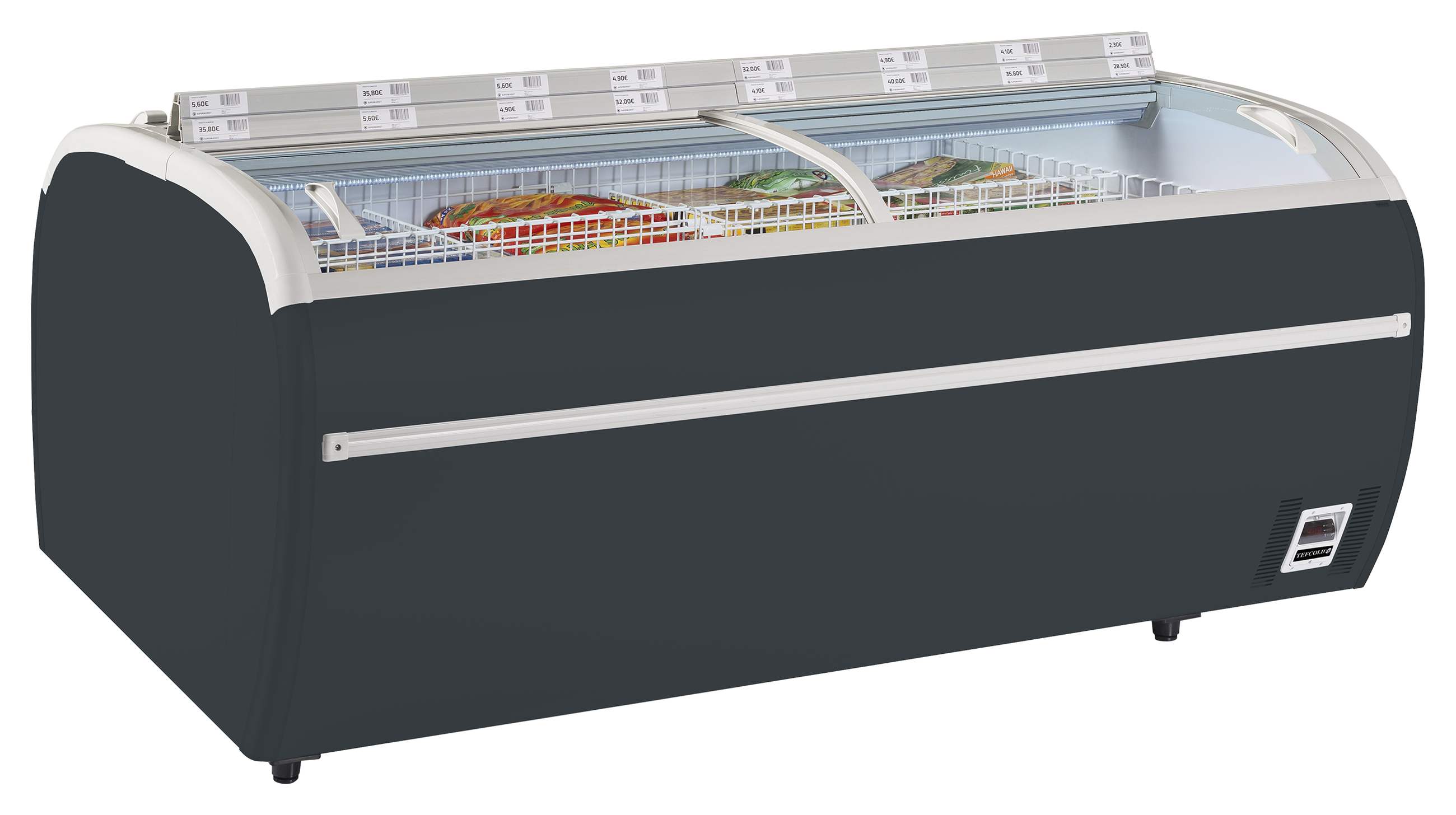Congélateur coffre professionnel à couvercle basculant capacité 1255 litres - TWIN 220A-CF - Tefcold