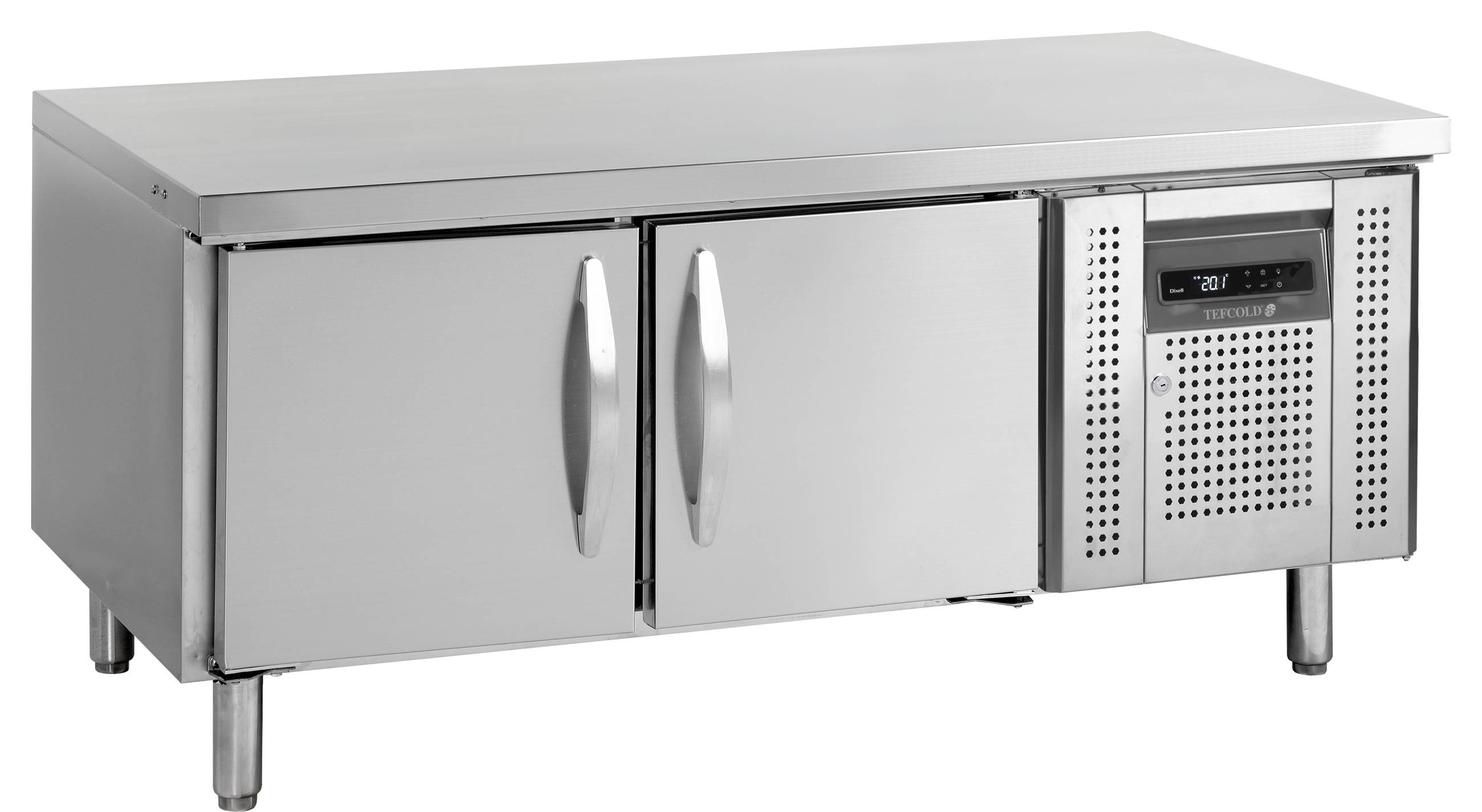 Armoire réfrigérée professionnelle 2 portes 170 litres positive - UC5210 - Tefcold