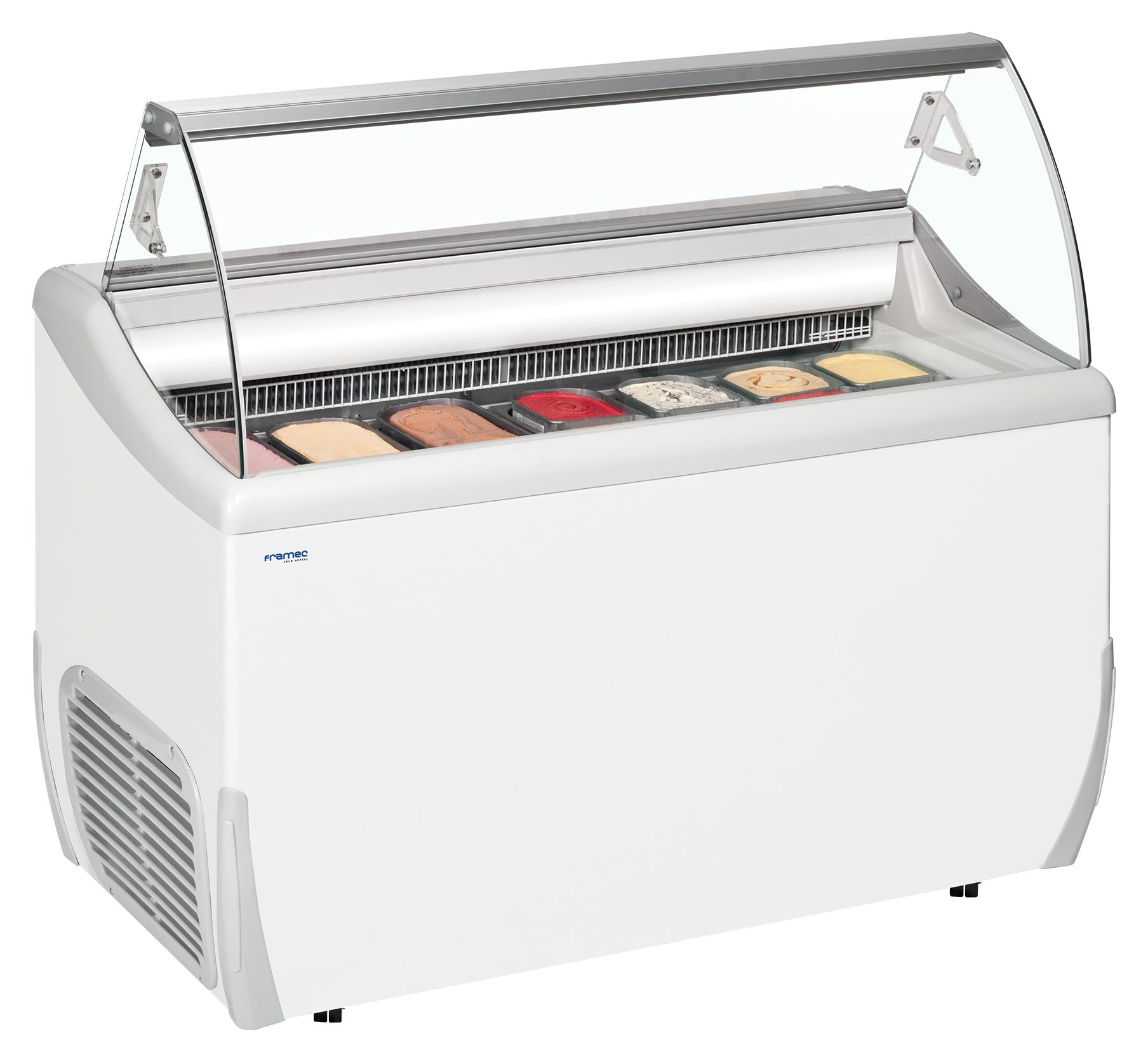 Congélateur professionnel à crème glacée ouvert élégant 264 l négatif - UDRS7 - Tefcold en cuisine professionnelle