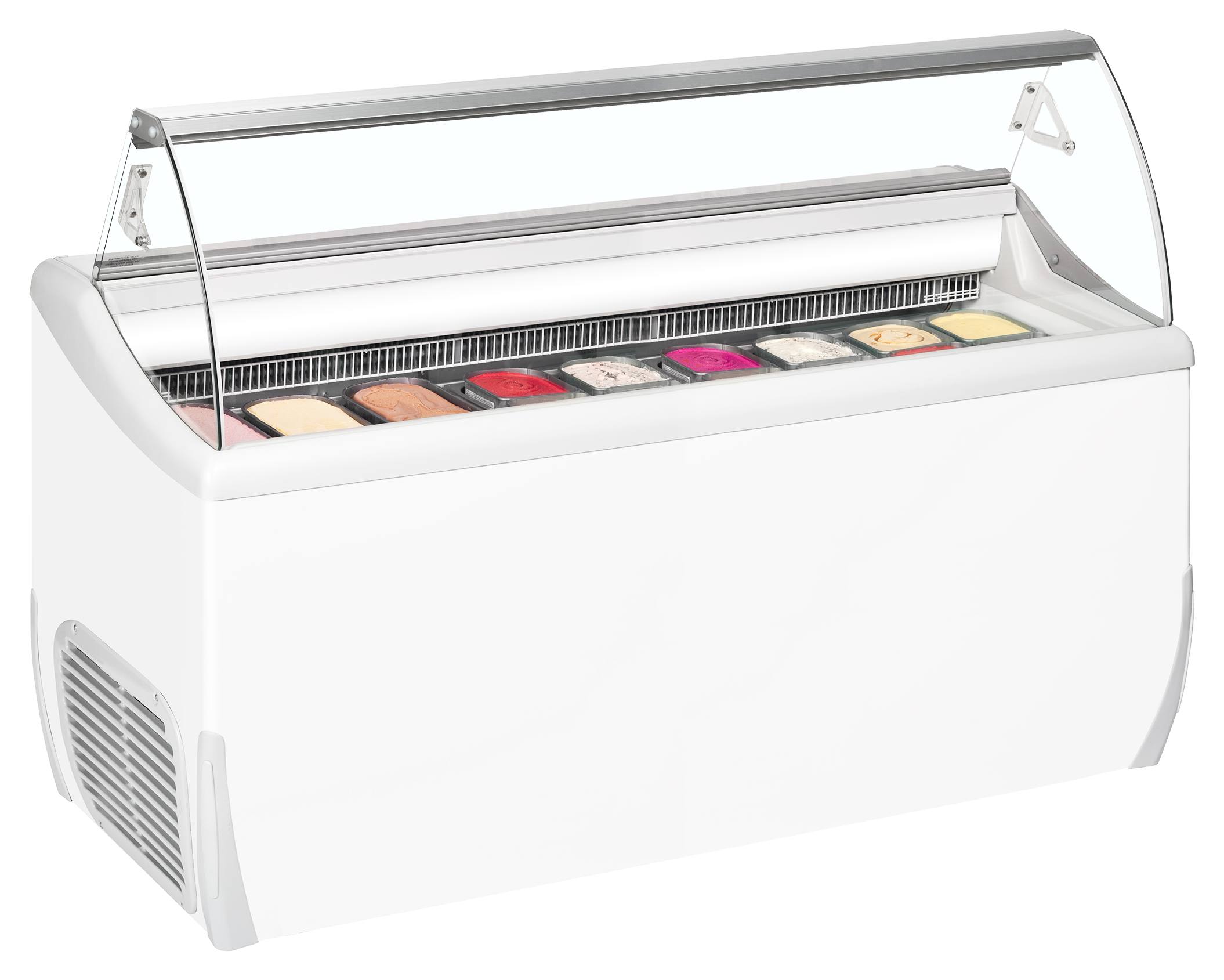 Congélateur professionnel à crème glacée ouvert élégant 357 l -20 à -14 °C - UDRS9 - Tefcold en cuisine professionnelle