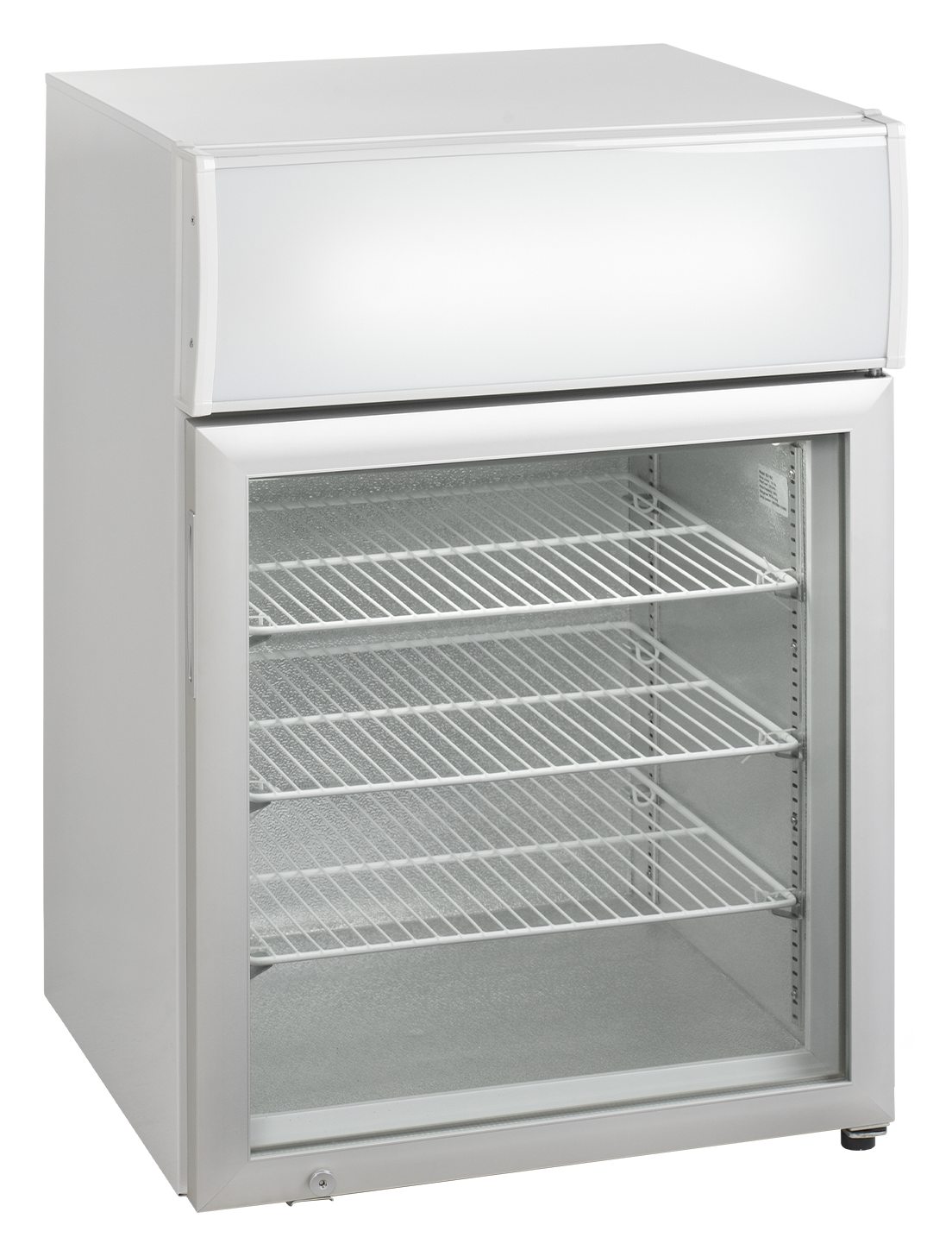 Congélateur professionnel négatif 1 porte vitrée blanc capacité 113 litres - UF100GCP - Tefcold