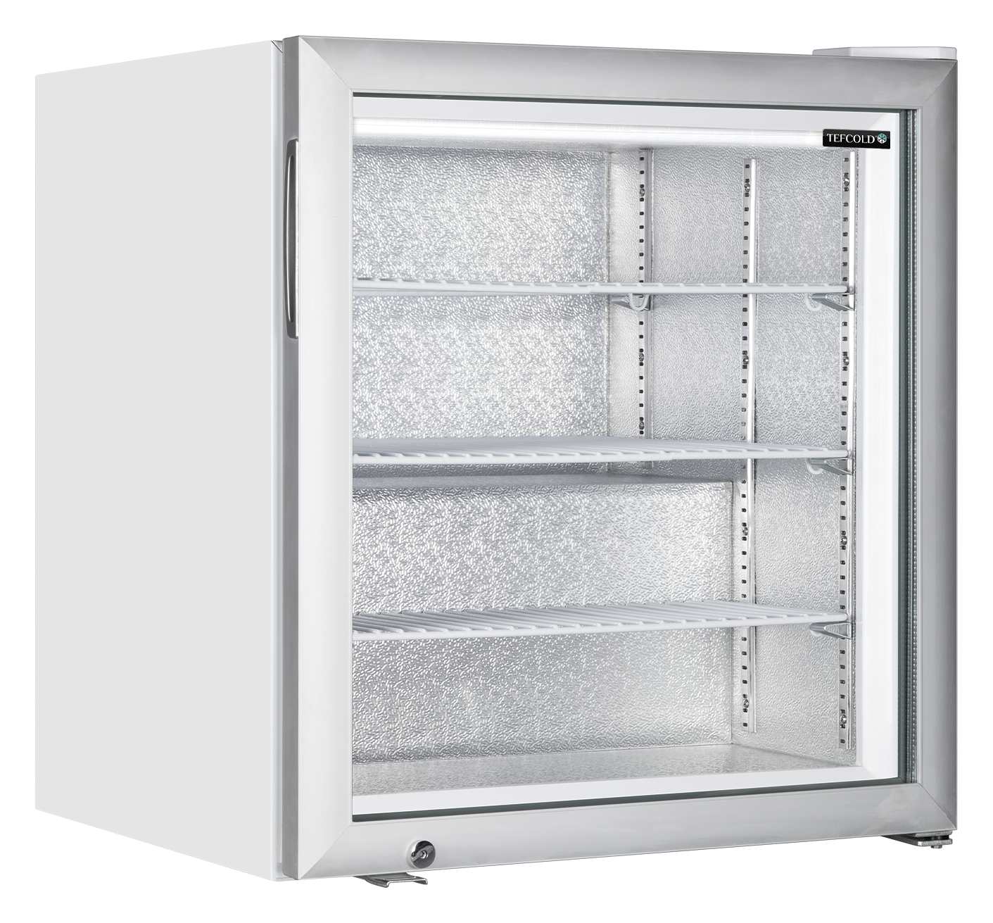 Équipement professionnel blanc 1 porte vitrée négatif 88 l - UF100G - Tefcold