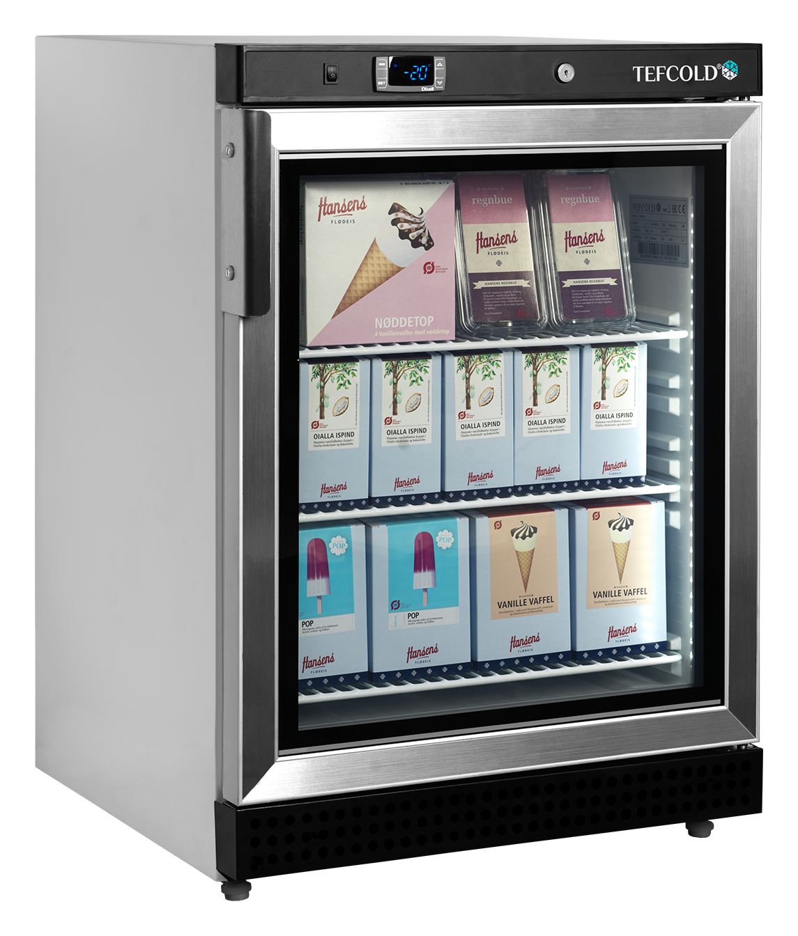Congélateur professionnel 1 porte vitrée blanc 120 L - UF200VG - Tefcold en cuisine professionnelle