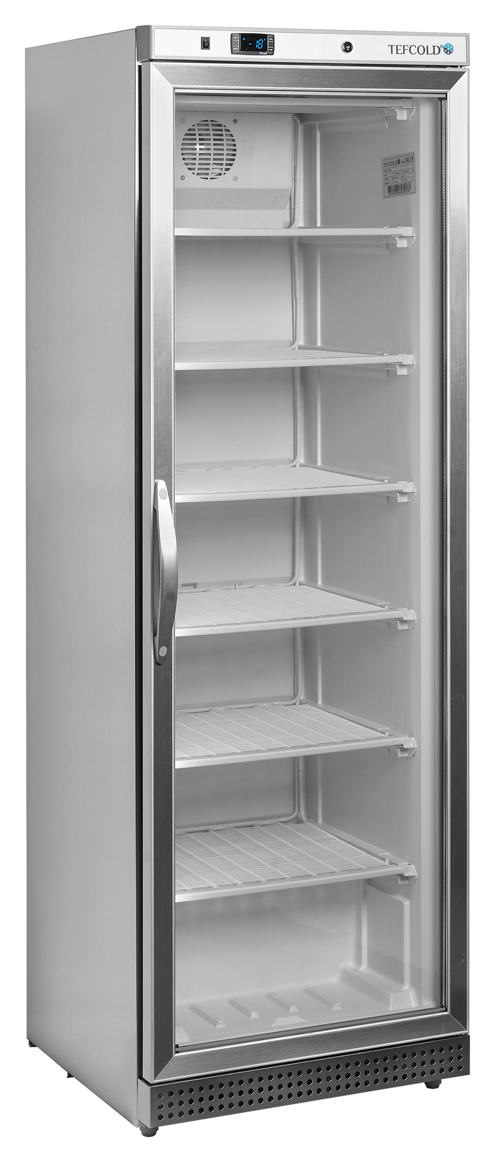 Coffre de congélation professionnel 1 porte vitrée Blanc - UF400SG - Tefcold
