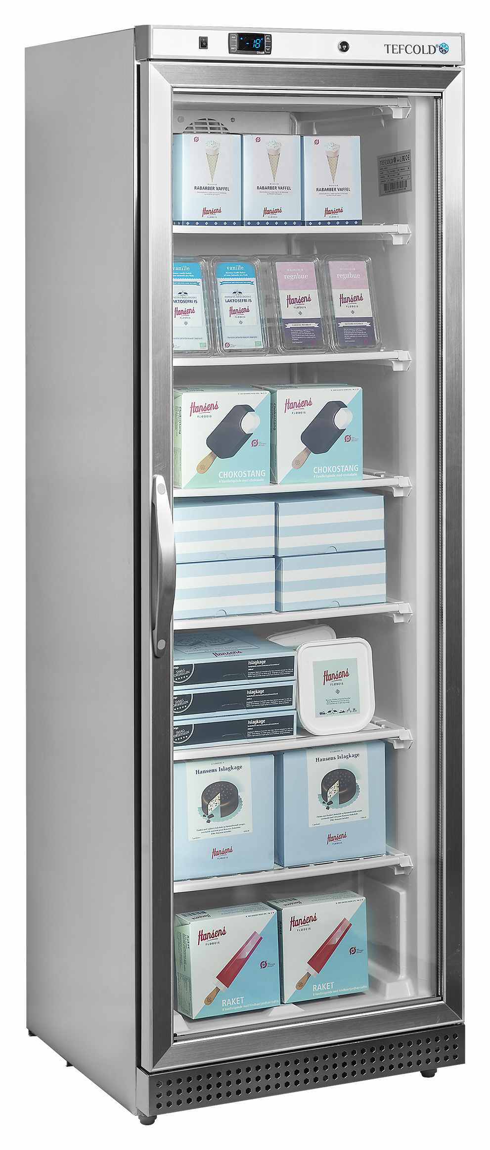 Coffre de congélation professionnel 1 porte vitrée Blanc - UF400SG - Tefcold en cuisine professionnelle