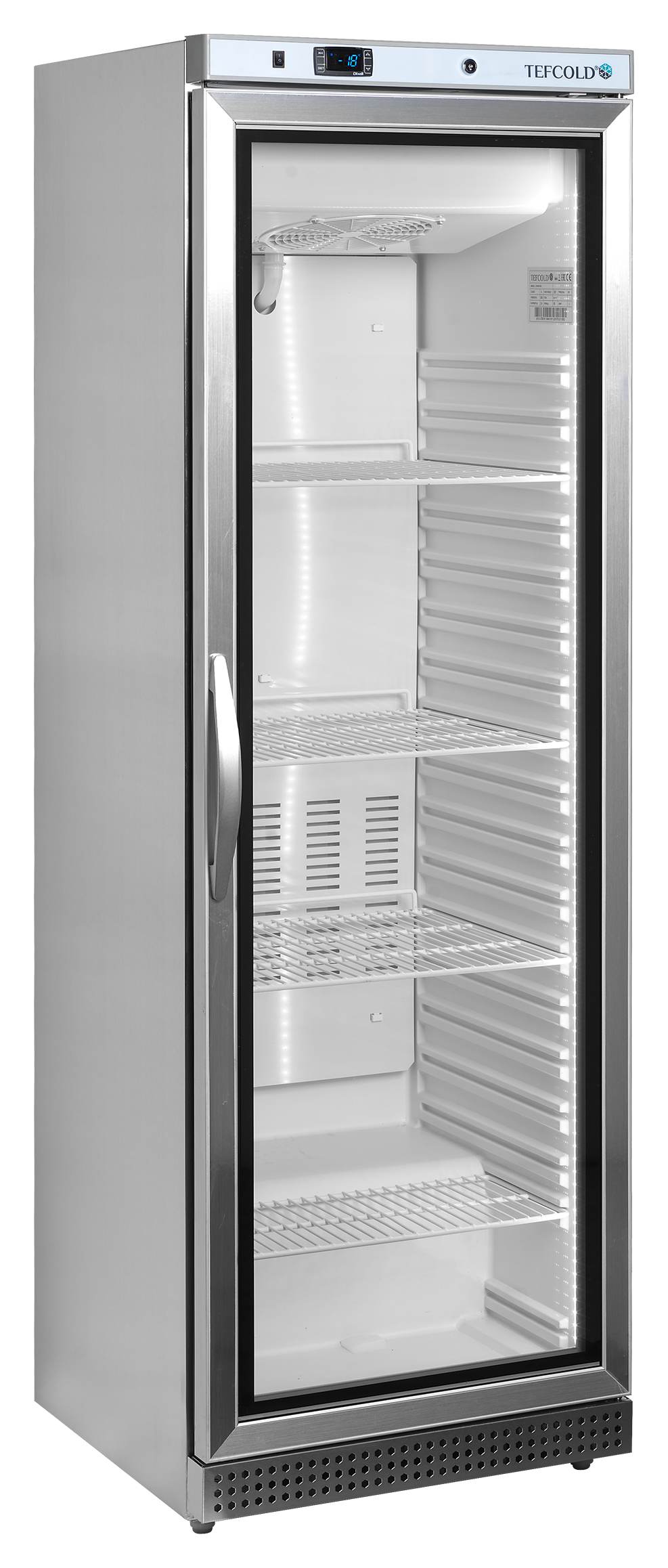 Congélateur coffre professionnel 1 porte vitrée blanc 340 L - UF400VSG - Tefcold