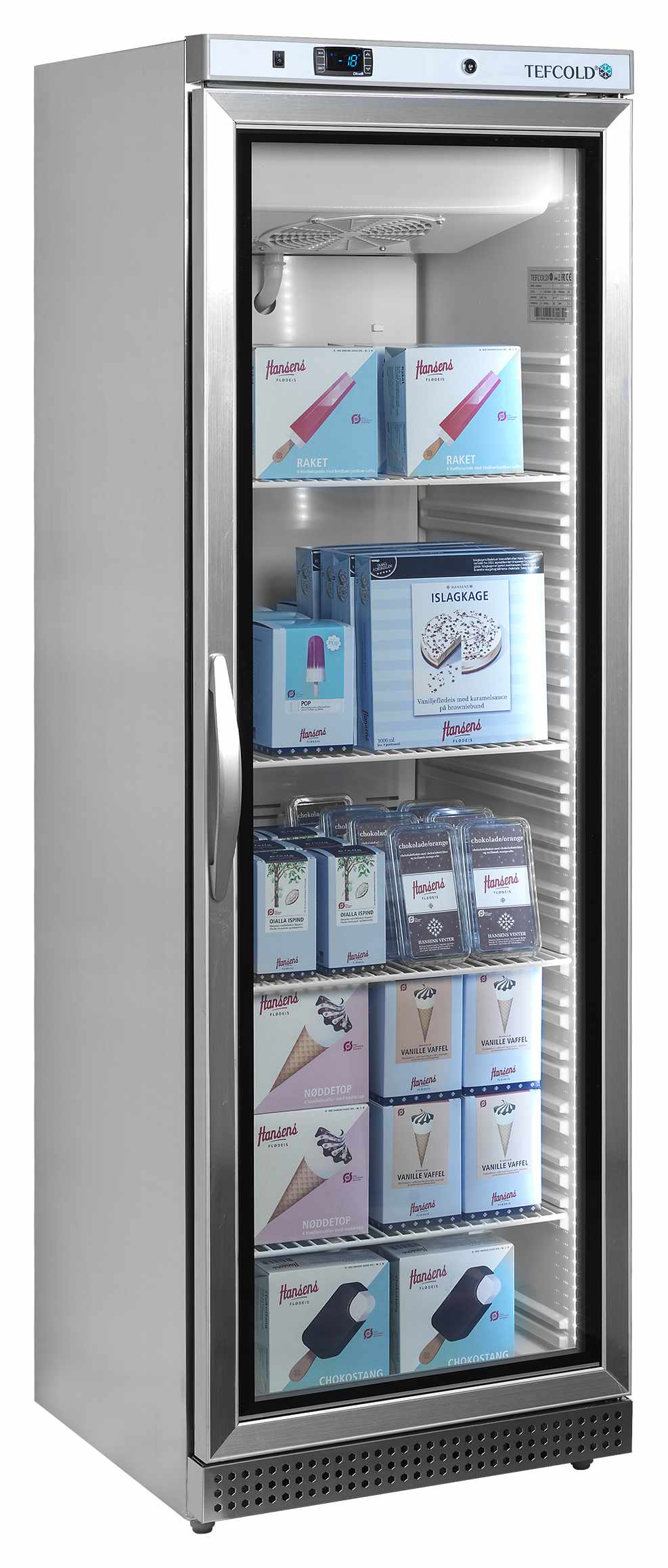 Congélateur coffre professionnel 1 porte vitrée blanc 340 L - UF400VSG - Tefcold en cuisine professionnelle